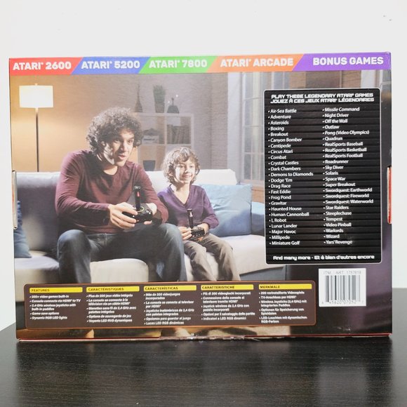 Atari Retro Video Game System with 2 Wireless Joysticks and 200+ Games - Picture 2 of 11